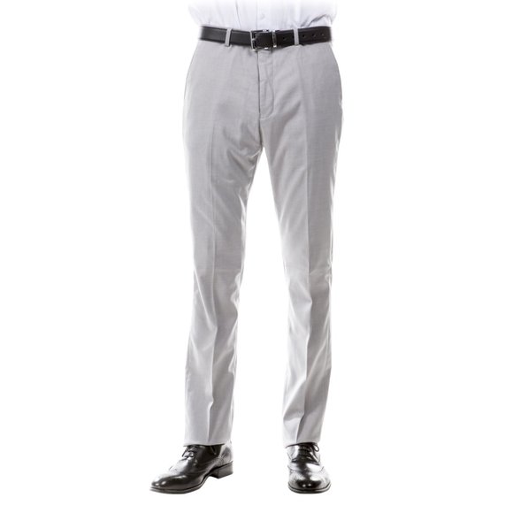 ZeGarie Tailored Fit Suit Separates Pants Lt. Grey (Tailored to Move and Flex)